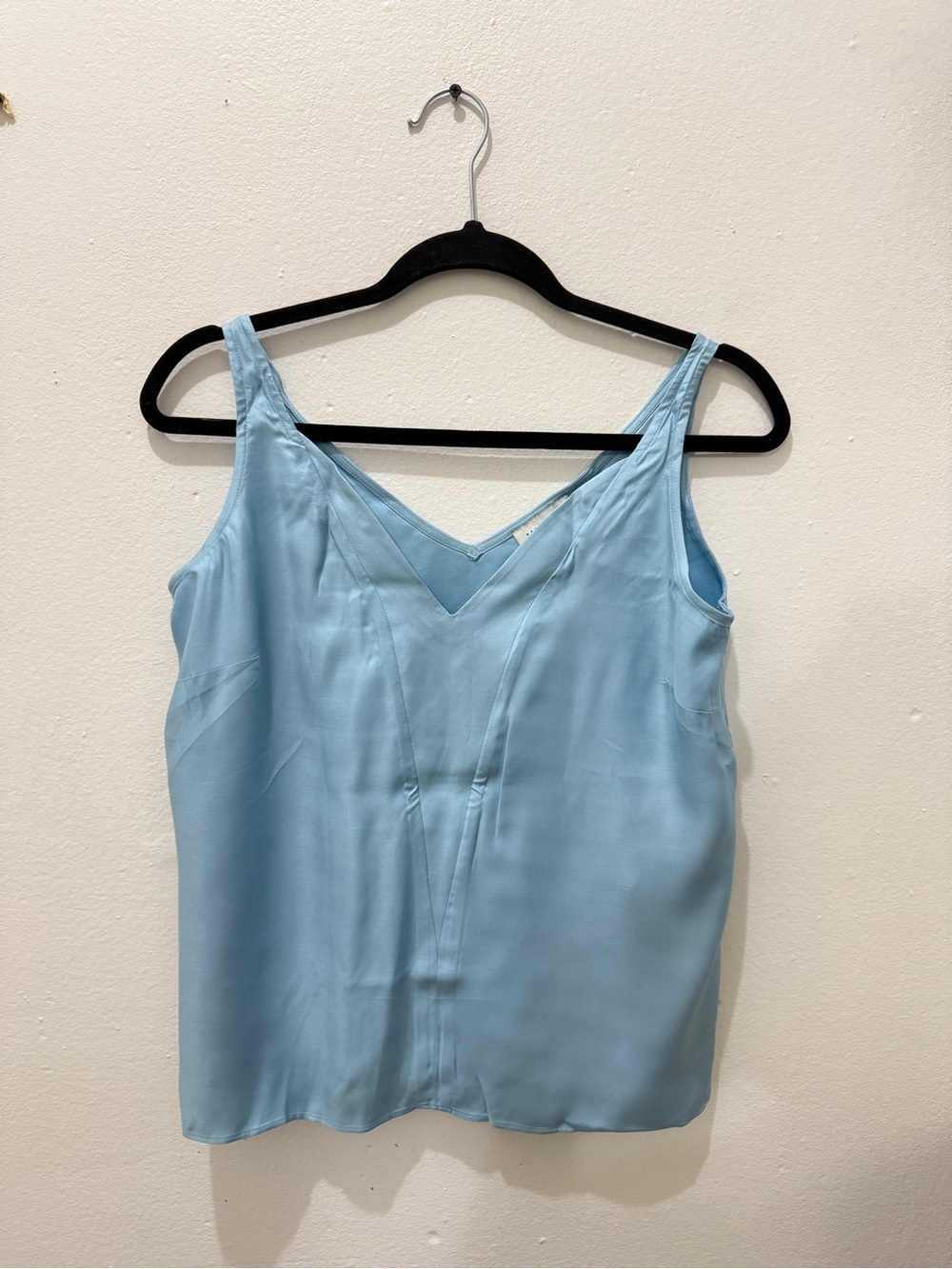 Ted Baker Sky Blue Satin V-Neck Camisole